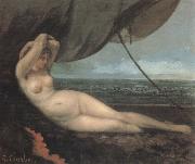 Gustave Courbet Naked oil painting reproduction